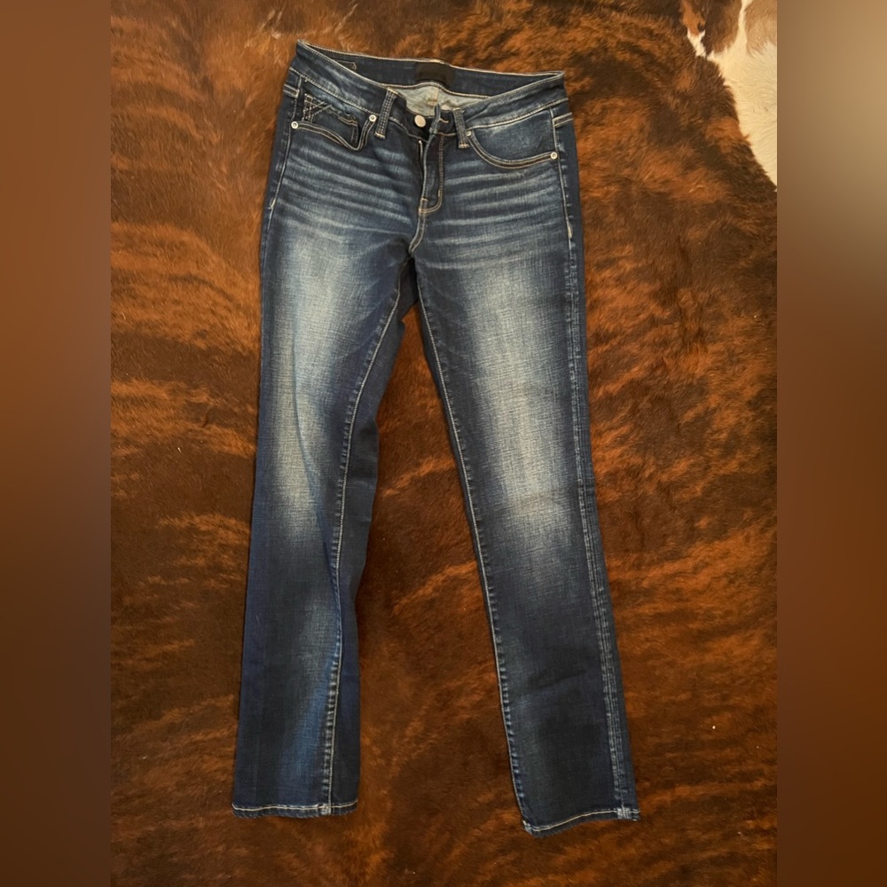 Buckle black jeans